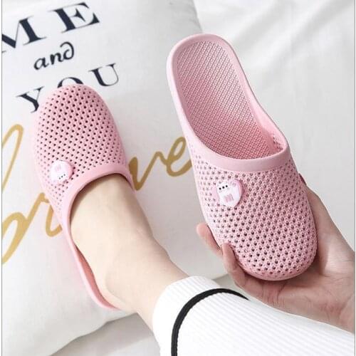 Women Sandals Outdoor Fashion Breathable Shoes Clogs Beach Sandals Ladies Hollow Out Casual Waterproof Slippers Flats Shoes