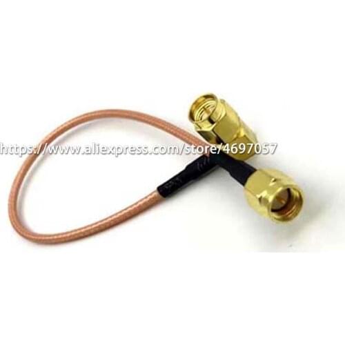 SMA Male to SMA Right Angle Male Pigtail Cable RG316 RF Adapter Coaxial Cable 15CM 20CM
