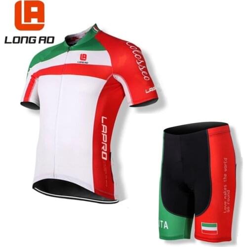 Country Team Sport Bike Ciclismo Set Jersey Cycling Clothing Short LONGAO Bike Shirt Italy flag style cycling jersey bike jersey