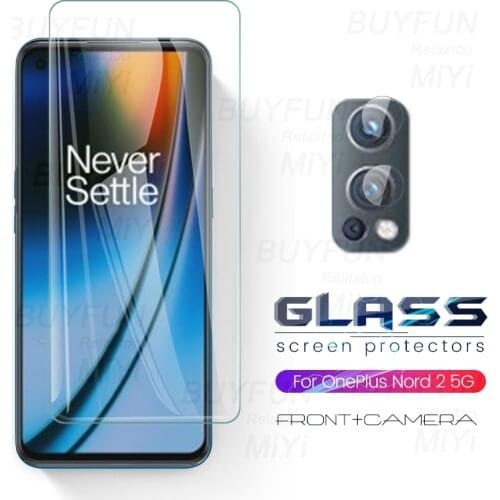 For oneplus nord 2 5g glass camera protective glass one more nord2 5g 2021 6.43'' screen protectors lens movie film onepls 2nord
