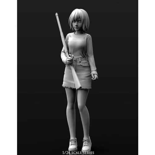 1/24 Resin Model Figure GK，Unassembled and unpainted kit