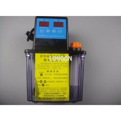 1L Automatic Lubrication pump 220V Digital electronic Timer Oil Pump