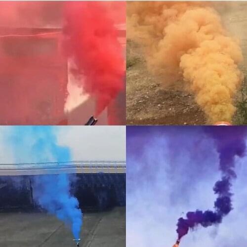 1pcs Smoke Cake Colorful Smoke Effect Show Round Bomb Stage Photography Aid