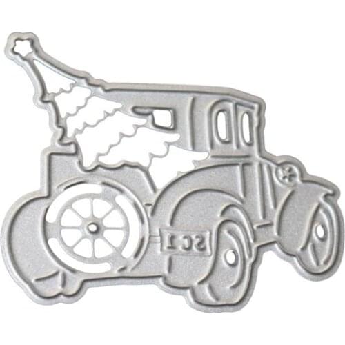 Car Metal Cutting Dies Stencil DIY Scrapbooking Album Stamp Paper Card Embossing Craft Decor