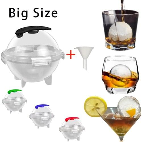 Large Ice Mould Ice Ball Maker Ice Box For Ice Shape Cocktail Use Sphere Round Ball DIY Home Bar Party Ice Cube Tray Maker Tools