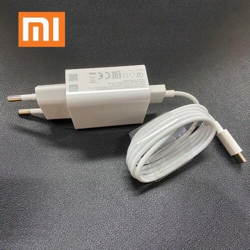 Xiaomi MI 9 Fast Charger QC3.0 18W Quick Charge Adapter Type C for Mi 9 SE 10 11 9T LITE 10S Redmi Note 7 8 9 10 10X K40 K30 Pro