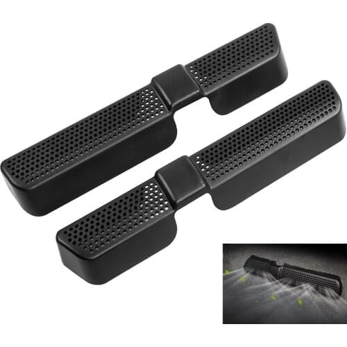 Car Air Outlet Cover Back Seat Under Ventilation Car Vent Cover Dustproof Car-styling For Skoda Kodiaq 2016 2017 2018