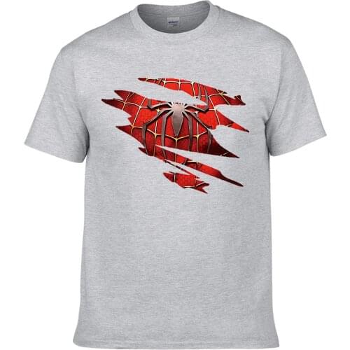 Marvel The Avengers Spider Man T Shirt Summer Casual Short Sleeve Tshirts For Men Graphic T Shirts Womens Cotton T-shirt