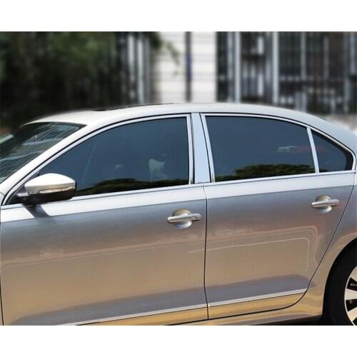 Stainless Steel Chrome Window Pillar Post Trim for VW Volkswagen Jetta MK6 MK7 2011-2020 8PCS