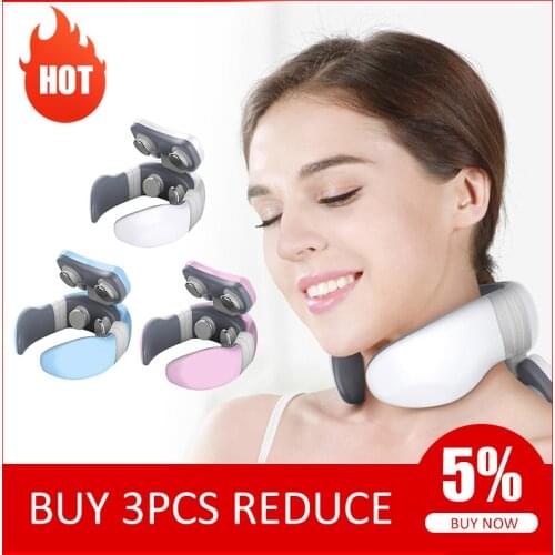 Relief Magnetic Therapy Pain Relief Tool Shoulder Neck Massager Wireless 4D Pulse Cervical Massager Fatigue Pain