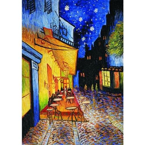 Amous Van Gogh Cafe Terrace At Night Diy Diamond Painting 5D Embroidery Mosaic Cross Stitch Wall Art Picture for Living Room