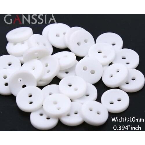 50pcs/lot High Quality Round Resin Buttons 10MM Sewing button for garment(SS-849)