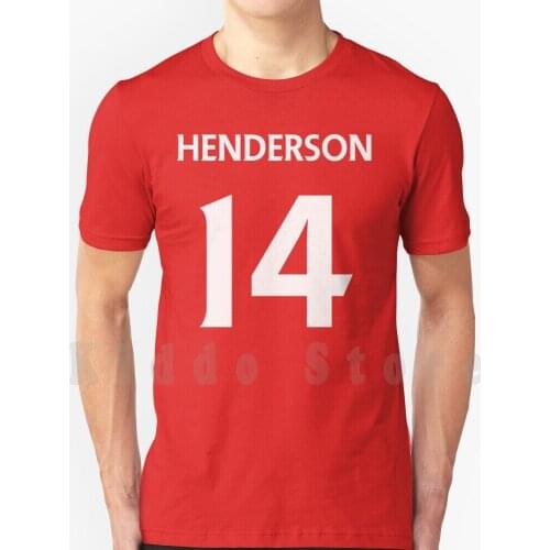 Henderson 14 T Shirt Print For Men Cotton New Cool Tee Henderson Henderson Hendo League England English Midfield Midfielder