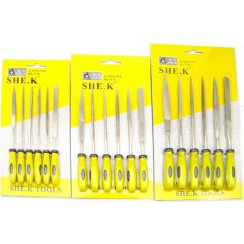 6 pieces diamond file set precision file tool set mold watch maintenance tool set 6 pieces