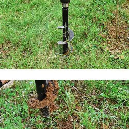 New Earth Drill Ice drill Garden Auger Spiral Drill Machine Bit Flower Planter Auger Yard Gardening Planting Hole Digger Tool