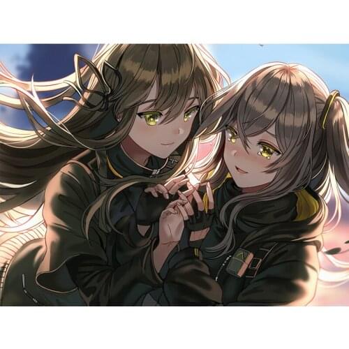 Ump45 Girls Frontline Rfb G41 Nagant Revolver Sexy Girl Suomi Kp31 & Dsr50 Qbz-95 Wa2000 Anime Blanket (Many Size Option)
