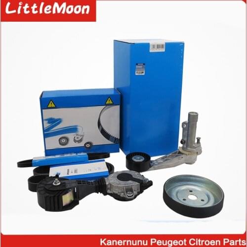 Original generator belt water pump wheel tensioner Dayco for Peugeot 207 308 408 508 3008 Citroen C3 C4 C5 ds4 ds5 DS3