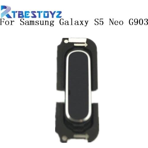 Original Gold Black For Samsung Galaxy S5 Neo G903 G903F G903W Home Menu Button Key
