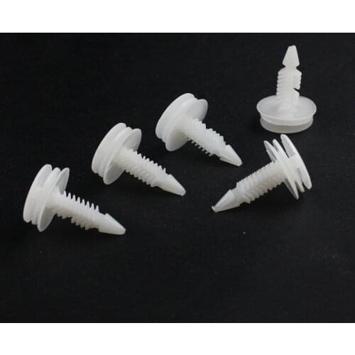 Front Rear Door Trim Panel Retainer for Chevrolet White Nylon Fastener Rivet For Buick Car Truck