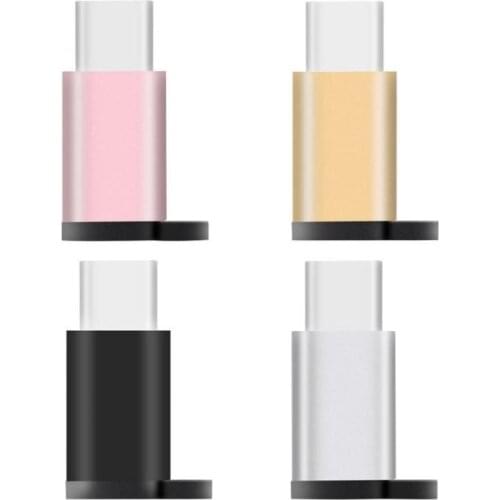 Mini Micro USB To Type C Adapter Converter Connector For Phone Tablet With Hanging Hole Phone Accessories For Xiaomi Samsung