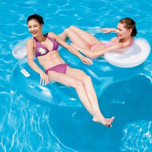 Adult swimming ring equipped with oversized double drifting seat, thickened floating boat water inflatable supplies