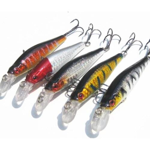 Fishing lures 5pcs8CM 7.8G Minnow Crankbaits 1pcs/lot hard bait Fishing