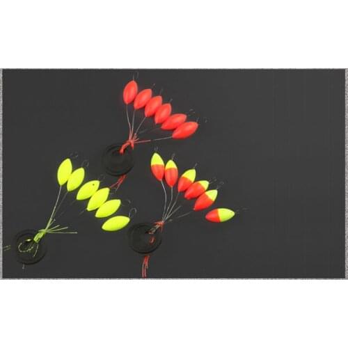 3 Colors 30pcs Seven-star Float Large Medium Small Size Foam Fishing Float Fishing Tackle Accesories Pesca Buoys 6 in 1 FU018