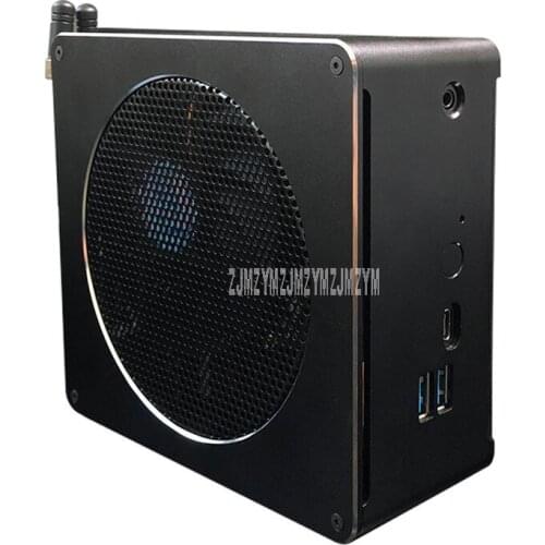 S200 8750H 128GB SSD 4G Memory i7-8750H CPU Win10 System UHD630 Video Card Mini Desktop PC Host Computer Host Computer Case