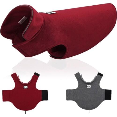 Winter Warm Dog Clothes Soft Fleece Coat For Small Medium Large Dogs Reflective Pet Clothing Outdoor Jackets XS-3XL