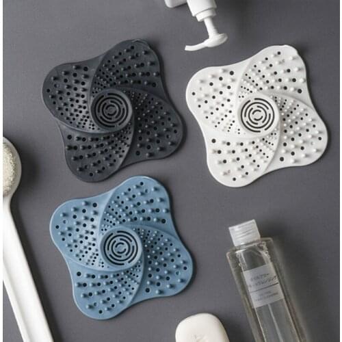 Anti-blocking Hair Catcher Hair Stopper Plug Trap Shower Floor Drain Covers Sink Strainer Filter Bathroom Kitchen Accessories