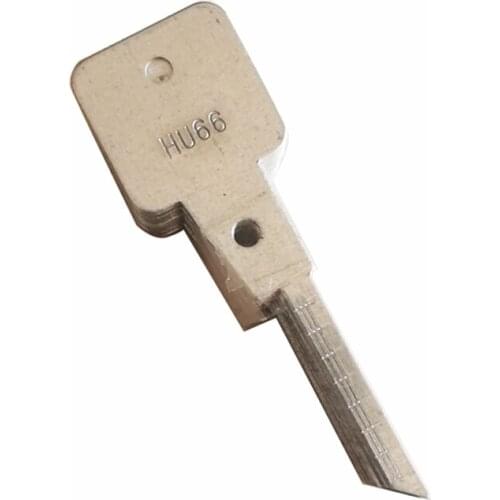 10Pcs HU66 lishi scare engraving blanks key plates for locksmith