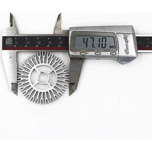 Fast Free Ship 5pcs/lot 47*8MM LED High Power SMD Sunflower Radiator lamp Plate Heat Sink Aluminum light Radiator Accessories