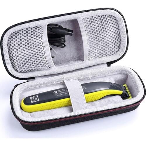 EVA Portable Case for Philips OneBlade QP2520 Trimmer Shaver and Accessories Travel Bag Storage Box Pack Cover Pouch with Lining