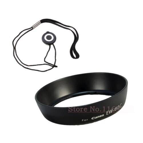 EW60C EW-60C Lens Hood + lens Cap Keeper Set for 60D 70D 600D 550D 1100D 1000 D450D 500D 350D 18-55mm EF 28-90mm f/4-5.6 III