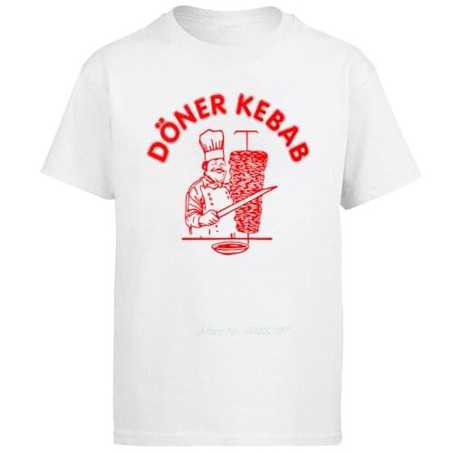 Doner Kebab Graphic Funny Tee Shirt Kebab T-Shirts Mens Premium T-Shirt White Tops Clothes men clothing