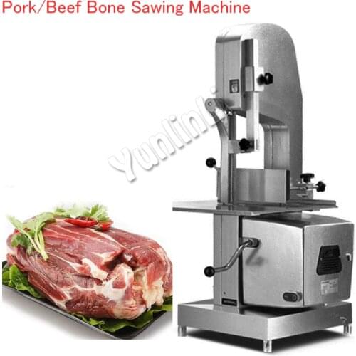 Commercial Meat sawing machine Stainless Steel Frozen Meat Cutting Machine High Efficient Meat Slicer J-310