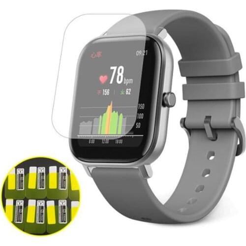 5pcs Soft TPU Smartwatch LCD Protective Film Guard For Huami Amazfit GTS 1/2 Sport Smart Watch GTS2 Full Screen Protector Cover