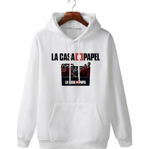 Autumn New Hooded Games Sweatshirts House of Paper Money Heist La Casa De Papel Hoodies For Men Plus Size Women Game Jacke