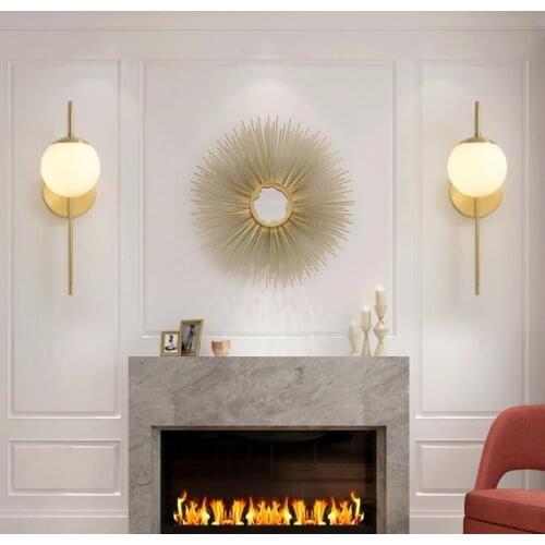 Post modern Wall Lamp Personality Fashion Creative Nordic Wall lamp American Living room Bedroom Bedside lamp Decoration