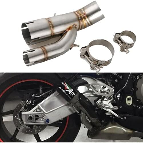 For BMW S1000RR S1000XR S1000 RR XR 2017 2018 Exhaust Middle Pipe Muffler Pipe Exhaust Adapter Connector Motorcycle Accessories