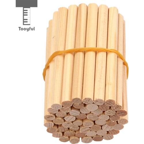 Tooyful 50pcs 4/4-3/4 Violin Sound Post Soundpost 70mm High Quality Spruce Wood Violin Parts Accessories