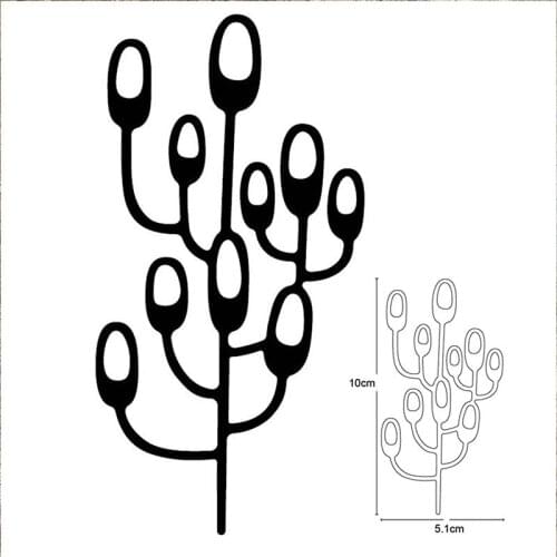 Street Lamp Light Metal Cutting Dies Stencils for Diy dies Scrapbooking Card Making Paper Embossing Die Cut Craft dies new 2020