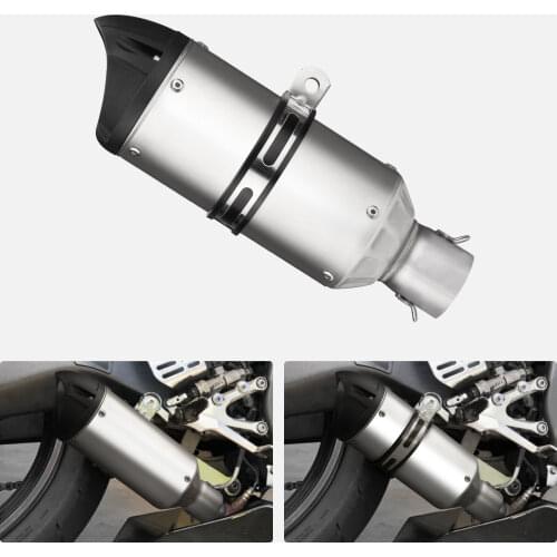 Motorcycle Universal Exhaust Pipe Mufflers Slip On Silencers WIth DB killer 38MM-51MM For ATV Dirt Bike Street Bike Scooter