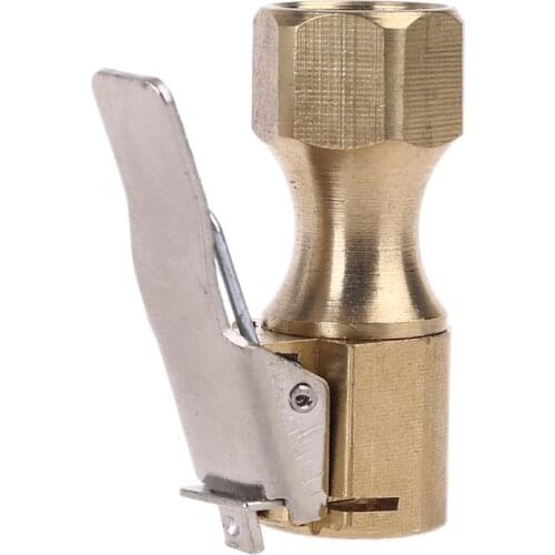 1/4" Air Chuck with Clip for Inflator Gauge Air Compressor Vehicle Tire Chuck