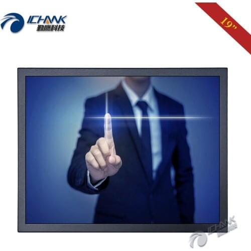 ZB190TC-591R/19"inch 1280x1024 4:3 HDMI USB VGA Metal Case Wall-Mounted Industrial Resistive Touch LCD Screen PC Display Monitor