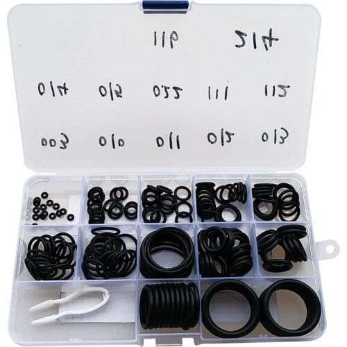 170Pcs Scuba Diving Rubber O Ring Kit 12 Sizes Assortment 70 Duro with Storage Case Organizer Repair Replacement Accessories