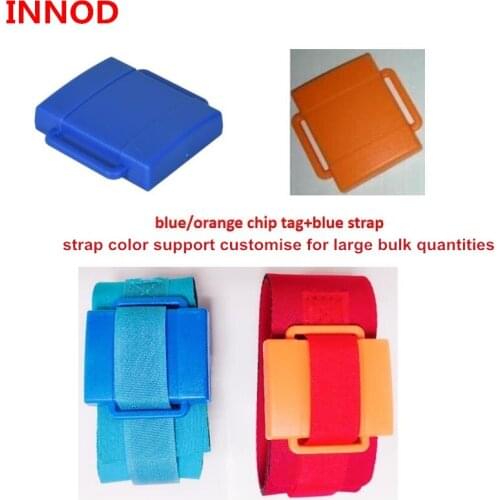 200pcs/lot long range 1-6m EPC Gen2 ankle tag waterproof uhf rfid wristband for marathon swimming triathlon chip timing system