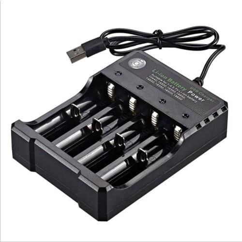 3.7V 18650 16340 14500 18500 lithium Battery Charger USB smart charger for 26650 22650 26500 18650 Rechargeable Batteries