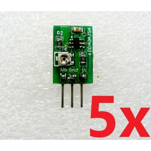 5pcs Dc Dc Step-Down Converter 5v-40v To 0.9-30v Adjustable Power Supply Module Repl 7812 7805 Ams1117 Lm2596