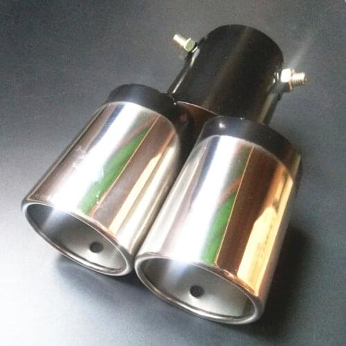 Car universal stainless steel muffler accessories for BMW 1 2 3 4 5 6 7 Series X1 X3 X4 X5 X6 325 328 F30 F35 F10 F18 GT